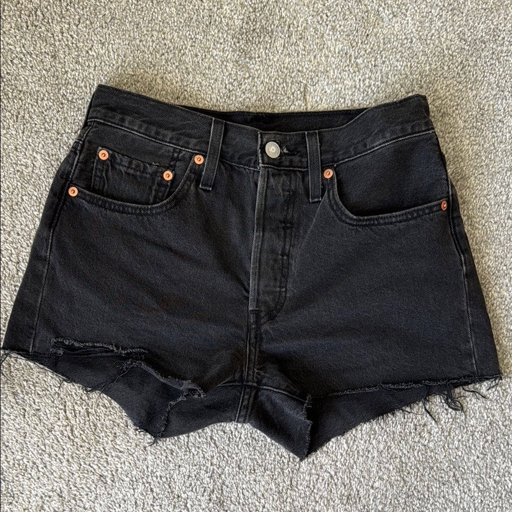 Levi’s Black Denim Women's Shorts